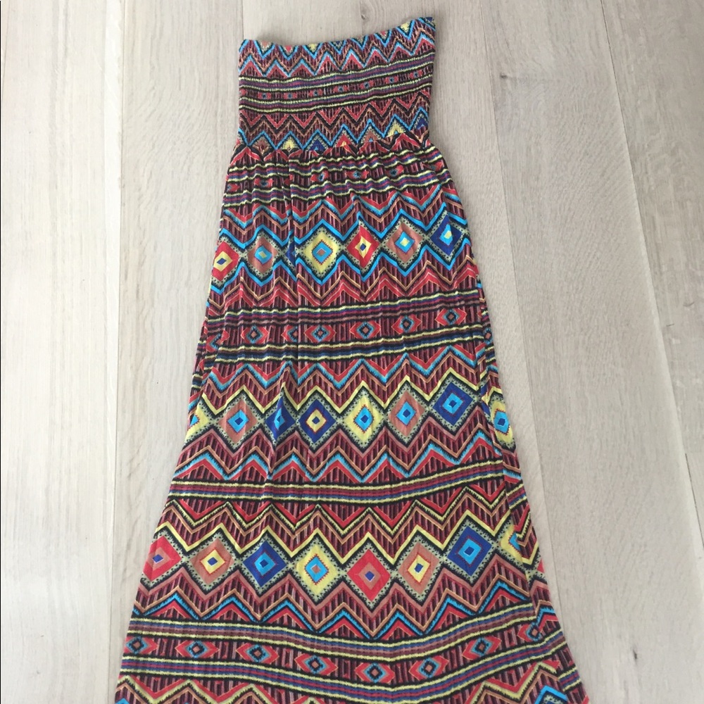 Long tribal Maxi dress